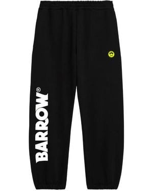 Barrow Logo-Print Track Pants - Black