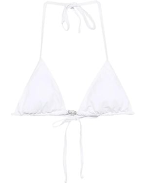 DIESEL Elettra-Dnm Gestrikte Bikinitop - Wit
