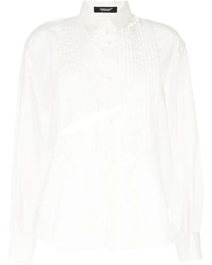Undercover Cut-Out Detail Cotton Shirt - White