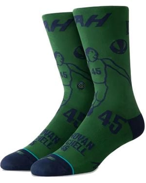 Stance X Nba Donovan Stencil Socks - Green