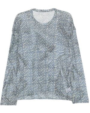 JNBY Graphic-Print Top - Blue