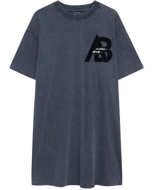 Anine Bing Beth Mini Dress - Blue