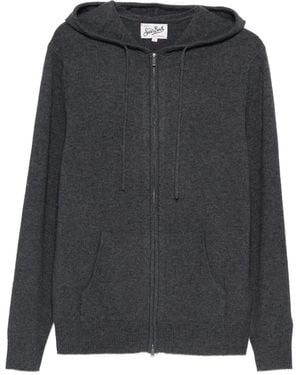 MC2 Saint Barth Notting Hooded Cardigan - Black