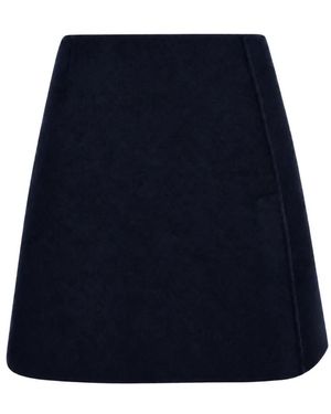 P.A.R.O.S.H. Falda Corta Acampanada - Azul