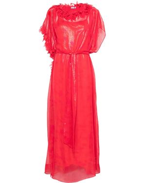 Baruni Coreopsis Maxi Dress - Red
