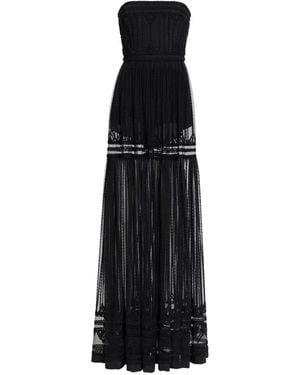 Elie Saab Strapless Maxi Dress - Black