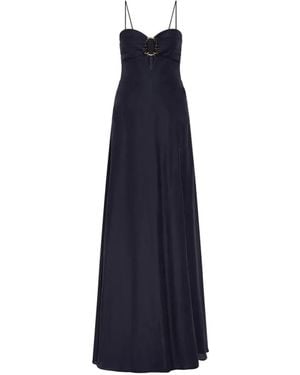 Rebecca Vallance Buckle-Detail Maxi Dress - Blue