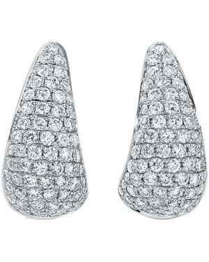 Anita Ko 18K Small Diamond Claw Earrings - White