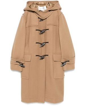 Victoria Beckham Oversized ダッフルコート - ナチュラル