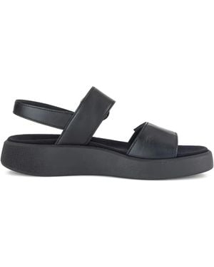 Gabor Platform Slingback Sandals - Blue
