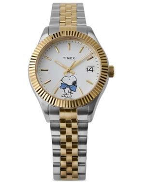 Timex Reloj Legacy de 34 mm de x Peanuts - Metálico