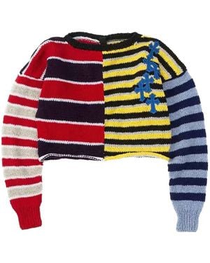 Chrome Hearts Haut Plissé À Rayures - Red