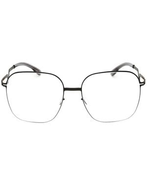 Ic! Berlin Geometric-Frame Glasses - Natural