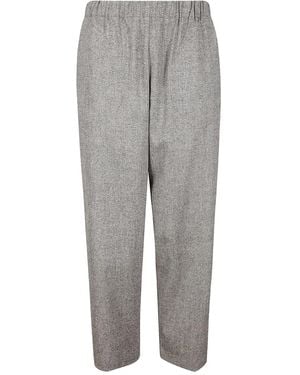 Cini Hose mit elastischem Bund - Grau