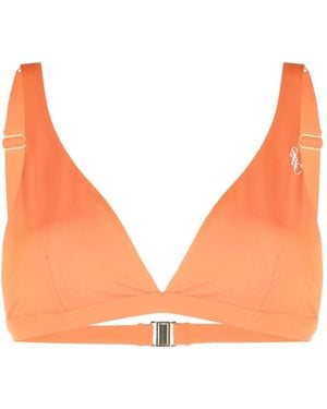 Sporty & Rich Triangel Bikinitop - Oranje