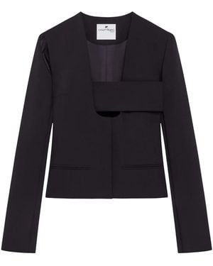 Courreges Jacket Infinity Polywool - Blue