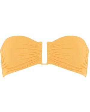 Eres Show Bandeau Bikini Top - Orange
