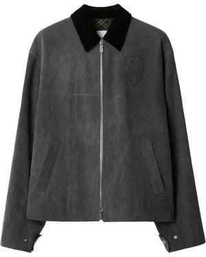 Burberry Cotton Canvas Jacket - Black