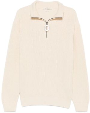 JW Anderson Half-Zip Jumper - Natural