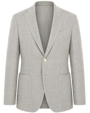 Corneliani Gate Single-Breasted Blazer - Grey