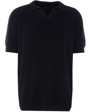 JG1 V-Neck Short-Sleeved Jumper - Black