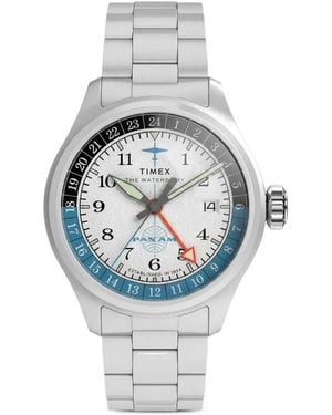 Timex X Pan Am Waterbury Gmt Armbanduhr 41Mm - Grau