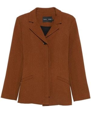 Proenza Schouler Button-Detail Jacket - Brown