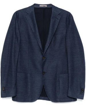 Corneliani Textured Blazer - Blue