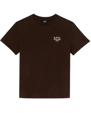 A.P.C. Standard Rue Madame Tシャツ - ブラウン