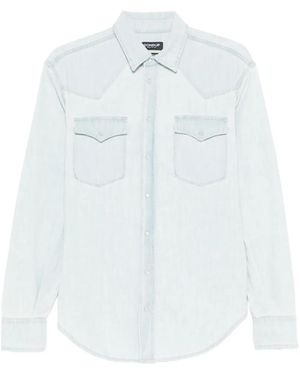 Dondup Pocket Denim Shirt - White