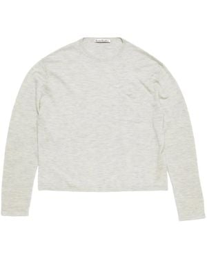 Acne Studios Knitted Sweater - White