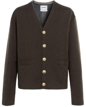 Barrie Geknöpfter Cardigan Mit V-Ausschnitt - Schwarz