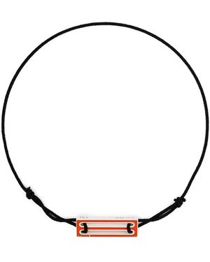 Le Gramme Lackiertes 2,5G Kordelarmband - Mettallic