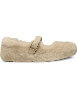 Birkenstock Saint Clarita Buckle-Fastening Loafers - White