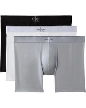 Calvin Klein Icon Logo-Waistband Cotton Boxers - Black