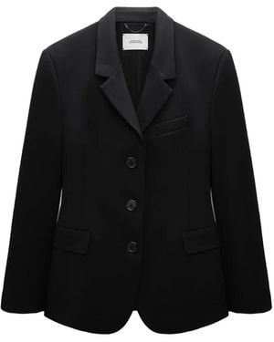 Dorothee Schumacher Emotional Essence Single-Breasted Punto Milano Blazer - Black