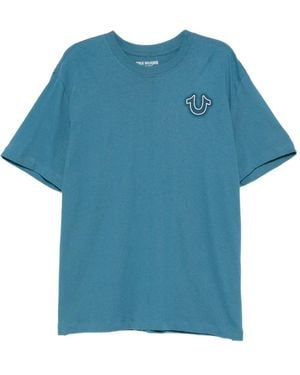 True Religion Vintage-Puff T-Shirt - Blue