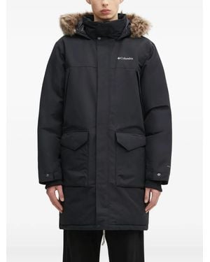 Columbia Parka En Fourrure Artificielle À Capuche - Noir