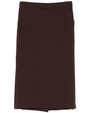 P.A.R.O.S.H. Panel Skirt - Brown