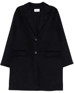 The Dynamis Studio Manteau Boutonné À Empiècements Matelassés - Noir