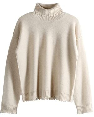 Uma Wang Jersey Con Cuello Alto - Neutro