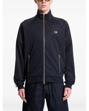 Fred Perry Cable-Taped Sweatshirt - Blue
