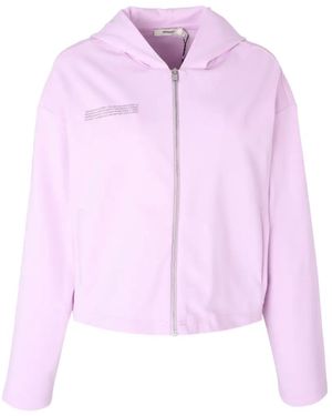 PANGAIA Double-Jersey Zip-Up Hoodie - Pink