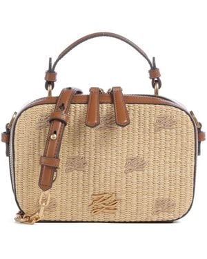 KARL LAGERFELD Bandolera Con Detalle Del Logo - Metálico