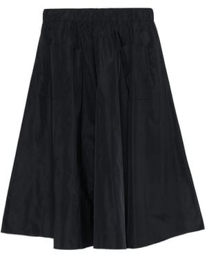 Susanne Bommer Front-Pocket Midi Skirt - Black