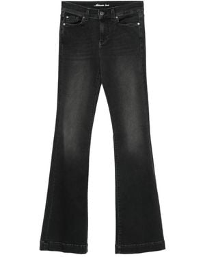 Liu Jo Slim-Fit Jeans With Flared Legs - Black