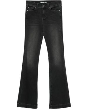 Liu Jo Slim-Fit Jeans With Flared Legs - Black