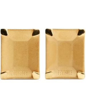 MM6 by Maison Margiela Prong-Setting Stud Earrings - Natural