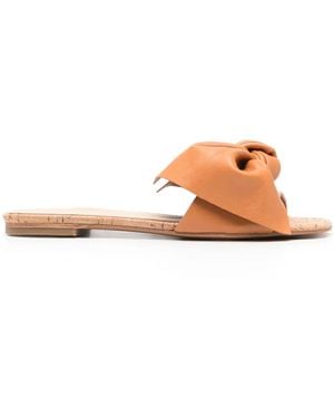 Paloma Barceló Leire Leather Sandals - Brown