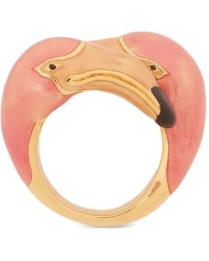 Chloé Tropicus Toi Et Moi Flamingo Ring - White